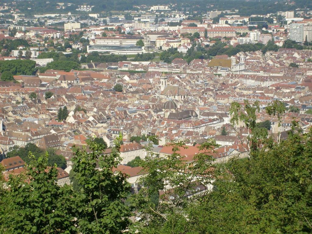 Besancon depuis le Fort de Bregille